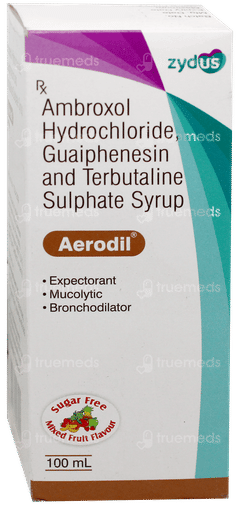 Aerodil Mixed Fruit Flavour Sugar Free Syrup 100Ml Aerodil Mixed Fruit Flavour Sugar Free Syrup 100Ml